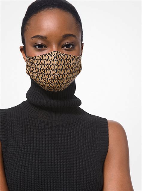 michael kors covid mask|Logo Stretch Cotton Face Mask .